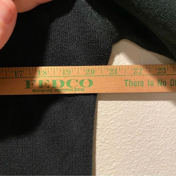 Vintage 80’s  BJ Christen sweater Long sleeve cowl neck size medium black - Picture 6 of 8